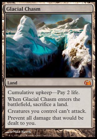 Glacial Chasm (From the Vault : Realms) Trading Card