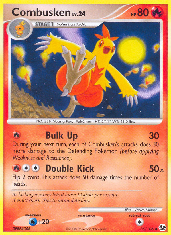 Combusken (35/106) - Great Encounters Pokémon Card