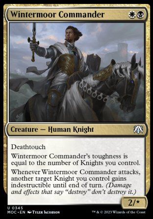 Wintermoor Commander (March of the Machine Commander Decks) Trading Card