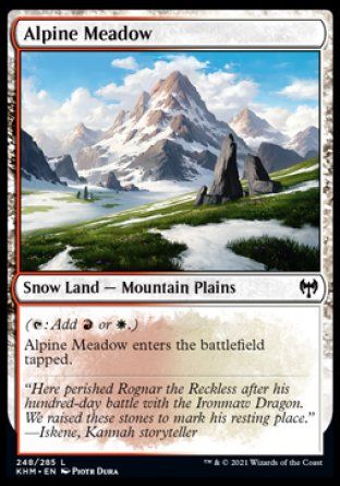 Alpine Meadow (Kaldheim) Trading Card