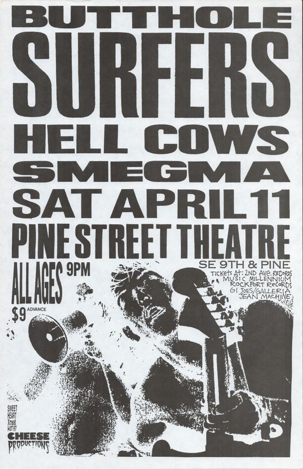 Butthole Surfers Pine Street Theatre 1987