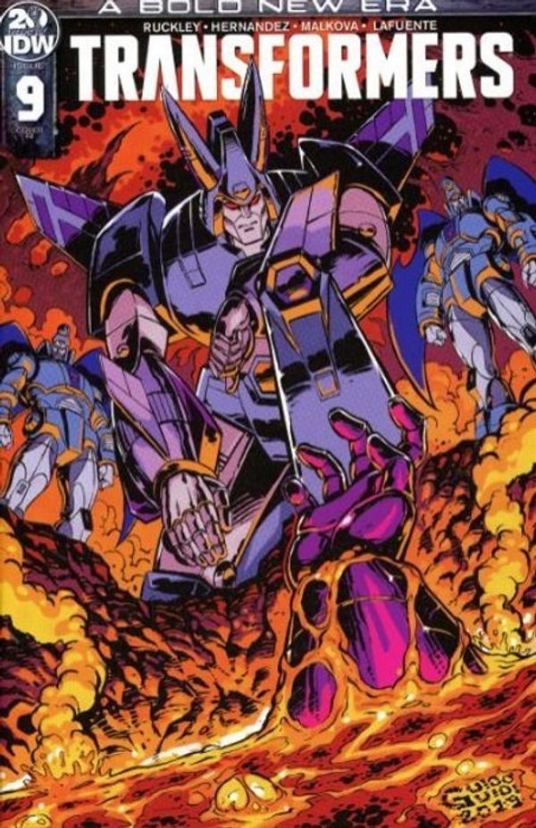 Transformers #9 (10 Copy Cover Guidi)