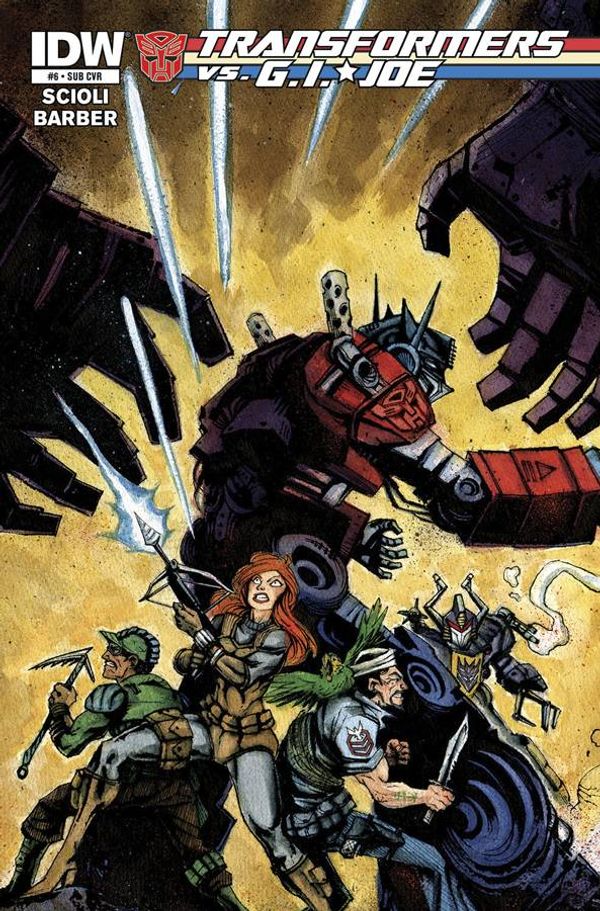 Transformers Vs G.I. Joe #6 (Subscription Variant)