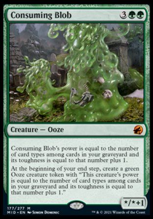 Consuming Blob (Innistrad: Midnight Hunt) Trading Card