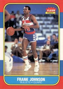 Frank Johnson 1986 Fleer #52 Sports Card
