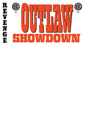 Outlaw Showdown #1 (Cvr G Blank Sketch Variant)