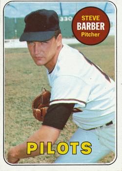 Steve Barber 1969 Topps #233 Sports Card