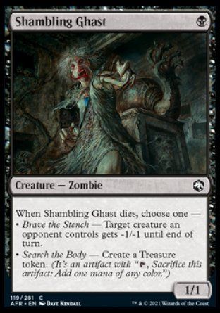 Shambling Ghast (Dungeons & Dragons: Adventures in the Forgotten Realms) Trading Card