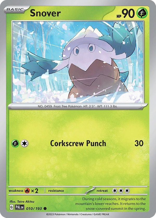 Snover (10/193) - Paldea Evolved