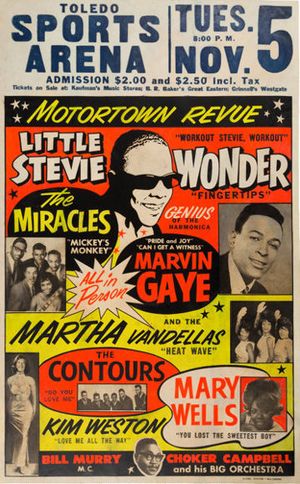 Stevie Wonder & Marvin Gaye Toledo Sports Arena 1963