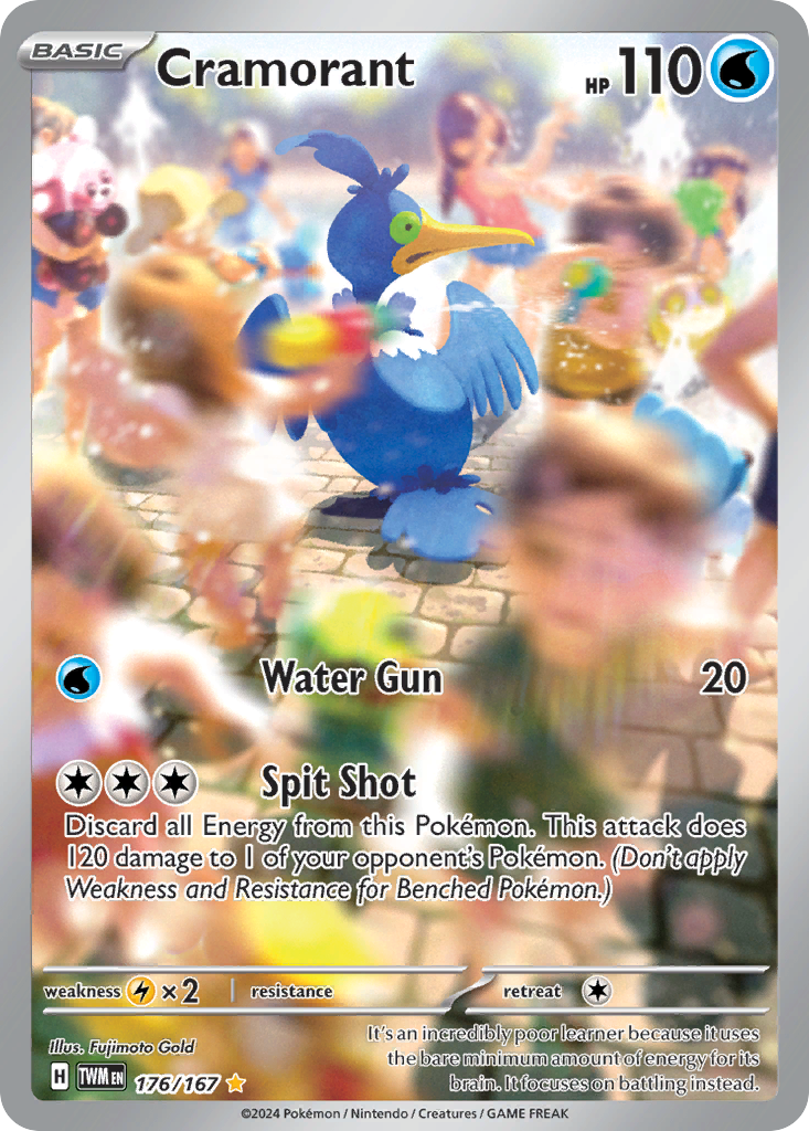 Cramorant (176/167) - Twilight Masquerade Pokémon Card