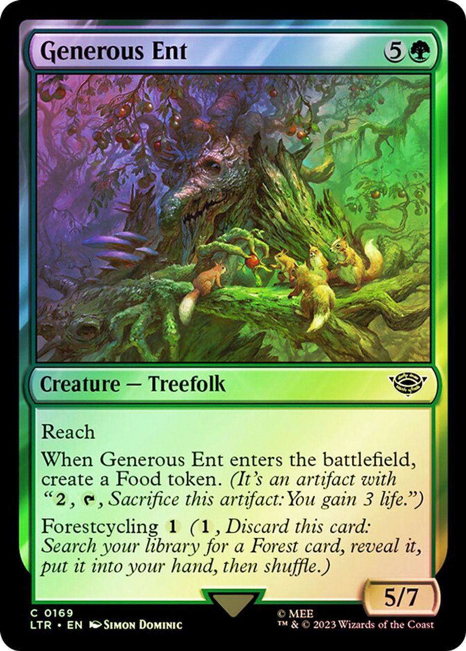 Generous Ent (The Lord of the Rings - Foil) Trading Card