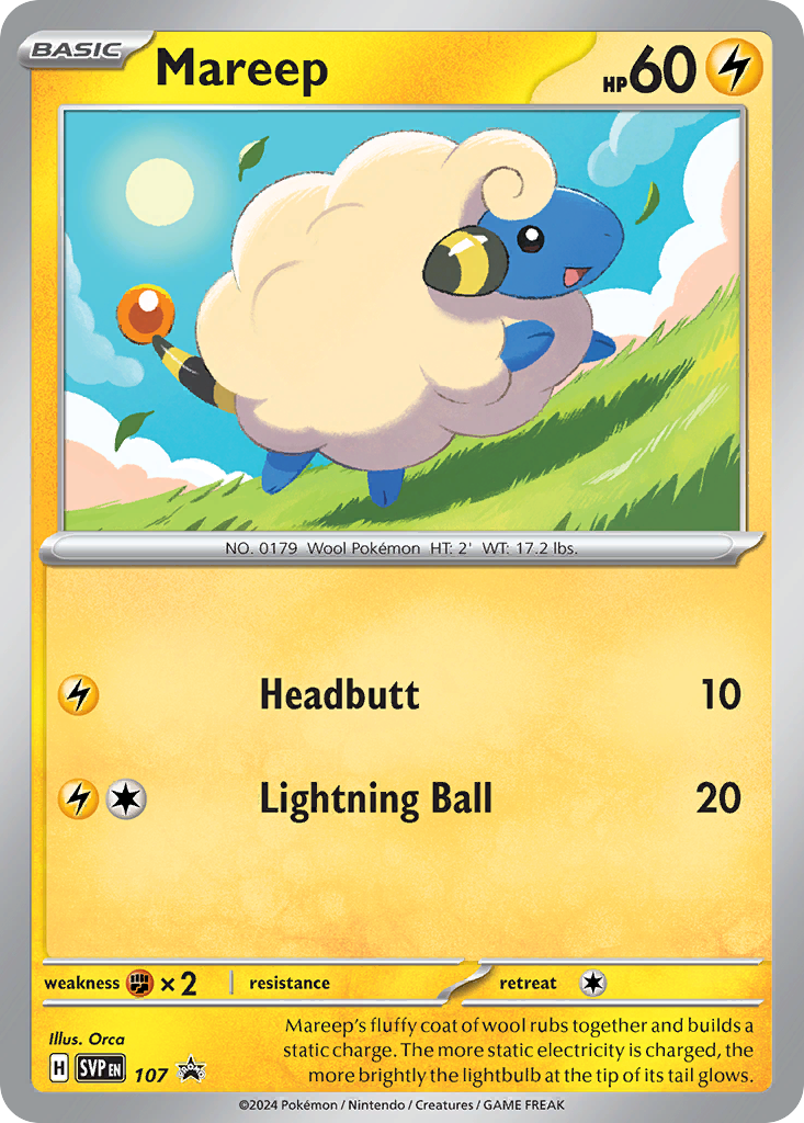 Mareep (107/148) - Scarlet & Violet Black Star Promos Pokémon Card