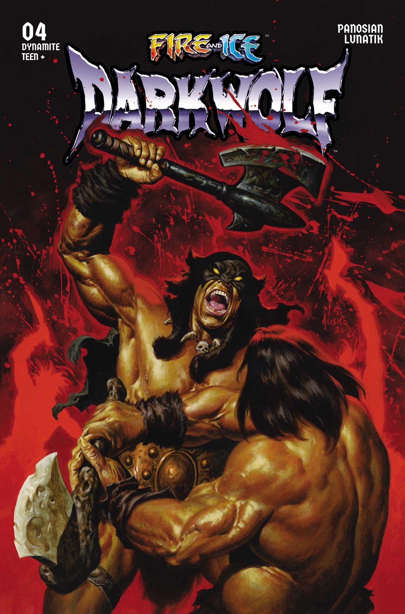 Fire And Ice Darkwolf #4 (Cvr C Joe Jusko Variant) Comic