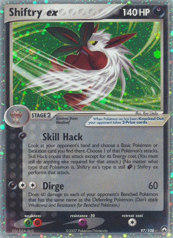 Shiftry ex (97/108) - Power Keepers Pokémon Card