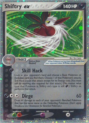 Shiftry ex (97/108) - Power Keepers