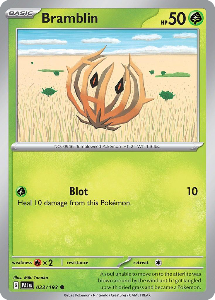 Bramblin (23/193) - Paldea Evolved Pokémon Card