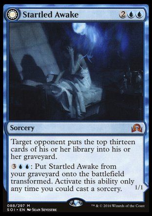 Startled Awake (Shadows over Innistrad) Trading Card