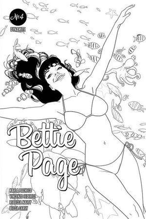 Bettie Page #4 (10 Copy Kano B&w Cover)