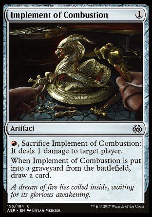 Implement of Combustion (Aether Revolt) Trading Card