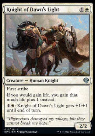 Knight of Dawn's Light (Dominaria United) Trading Card