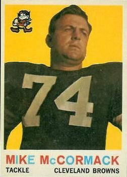 Mike McCormack 1959 Topps #74 Sports Card