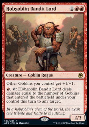 Hobgoblin Bandit Lord (Dungeons & Dragons: Adventures in the Forgotten Realms) Trading Card