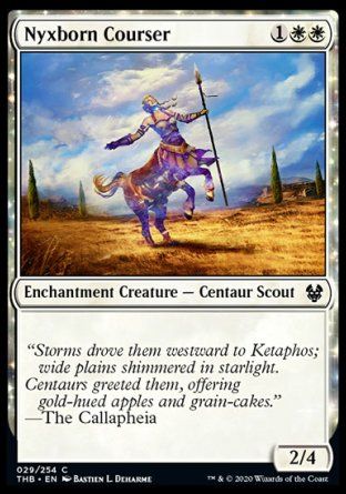 Nyxborn Courser (Theros Beyond Death) Trading Card