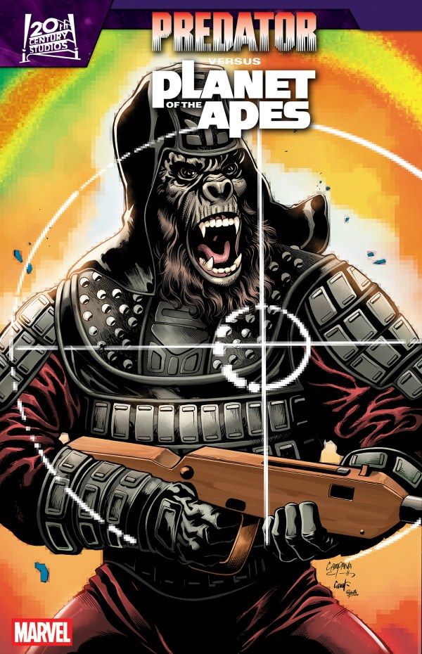 Predator vs. the Planet of the Apes #2 (Chris Campana Movie Poster Homage Variant) Comic