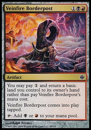 Veinfire Borderpost (Alara Reborn) Trading Card