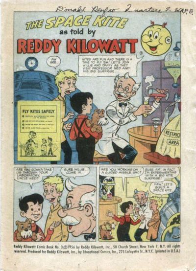 Reddy Kilowatt #3 [1956] Comic