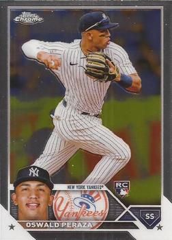 Oswald Peraza 2023 Topps Chrome Baseball #132 Sports Card