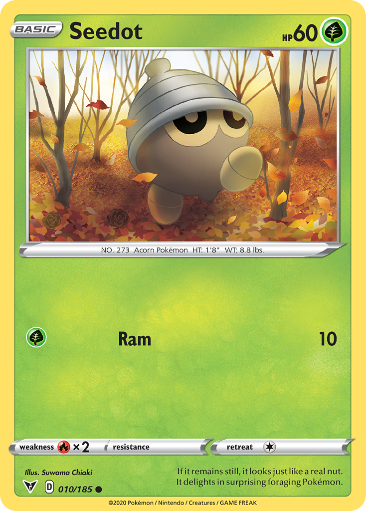 Seedot (10/185) - Vivid Voltage Pokémon Card