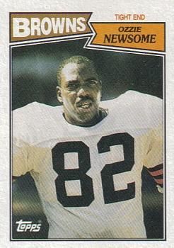 Ozzie Newsome 1987 Topps #85 Sports Card