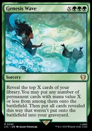 Genesis Wave (The Lord of the Rings Commander Decks)