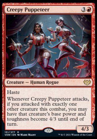 Creepy Puppeteer (Innistrad: Crimson Vow) Trading Card