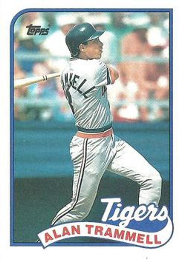 1989 Alan Trammell Game Used Jersey. Baseball Collectibles, Lot #42226