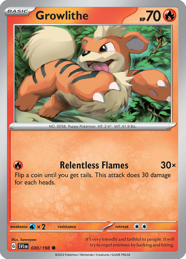 Growlithe (30/198) - Scarlet & Violet