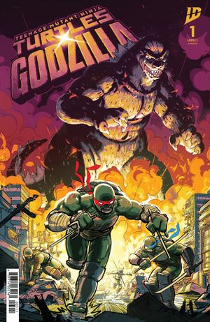 Teenage Mutant Ninja Turtles X Godzilla #1 (Variant RI 1:100 Rossmo)