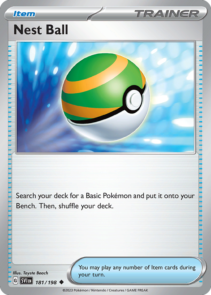 Nest Ball (181/198) - Scarlet & Violet Pokémon Card