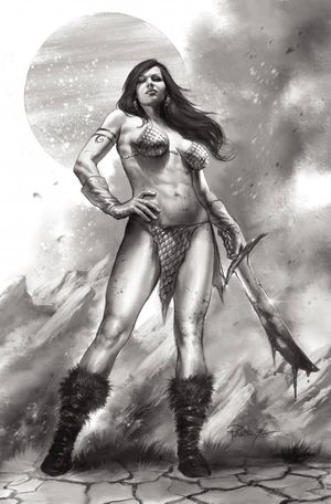 Red Sonja: Black, White, Red #1 (Parrillo Black & White "Virgin" Edition)