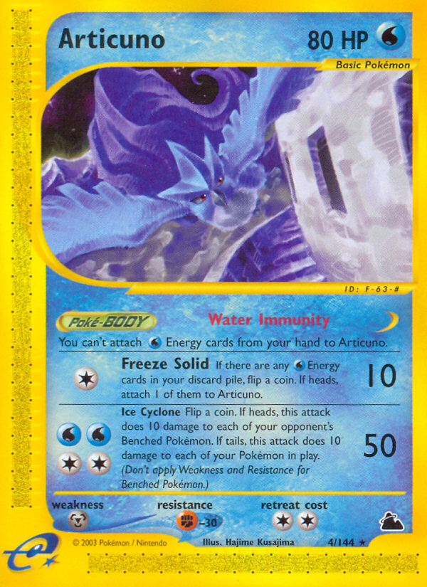 Articuno (4/144) - Skyridge Pokémon Card