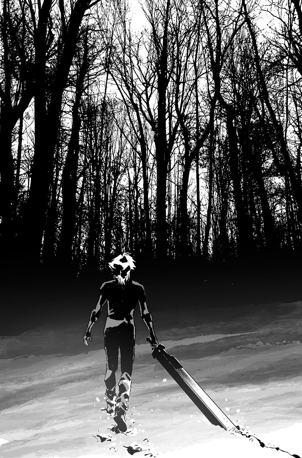 Lost Fantasy #7 (Cvr C Inc 1:15 Luca Casalanguida B&W Virgin Variant) Comic