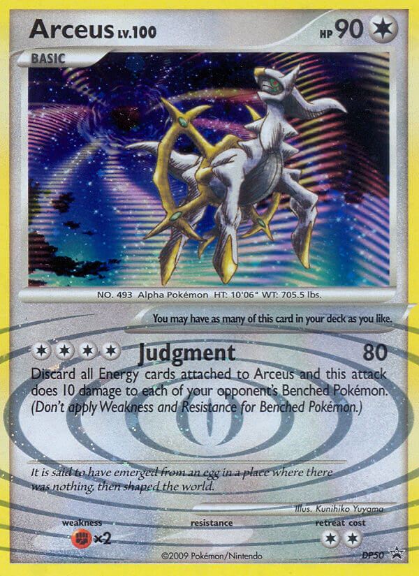 Arceus (DP50) - DP Black Star Promos Pokémon Card