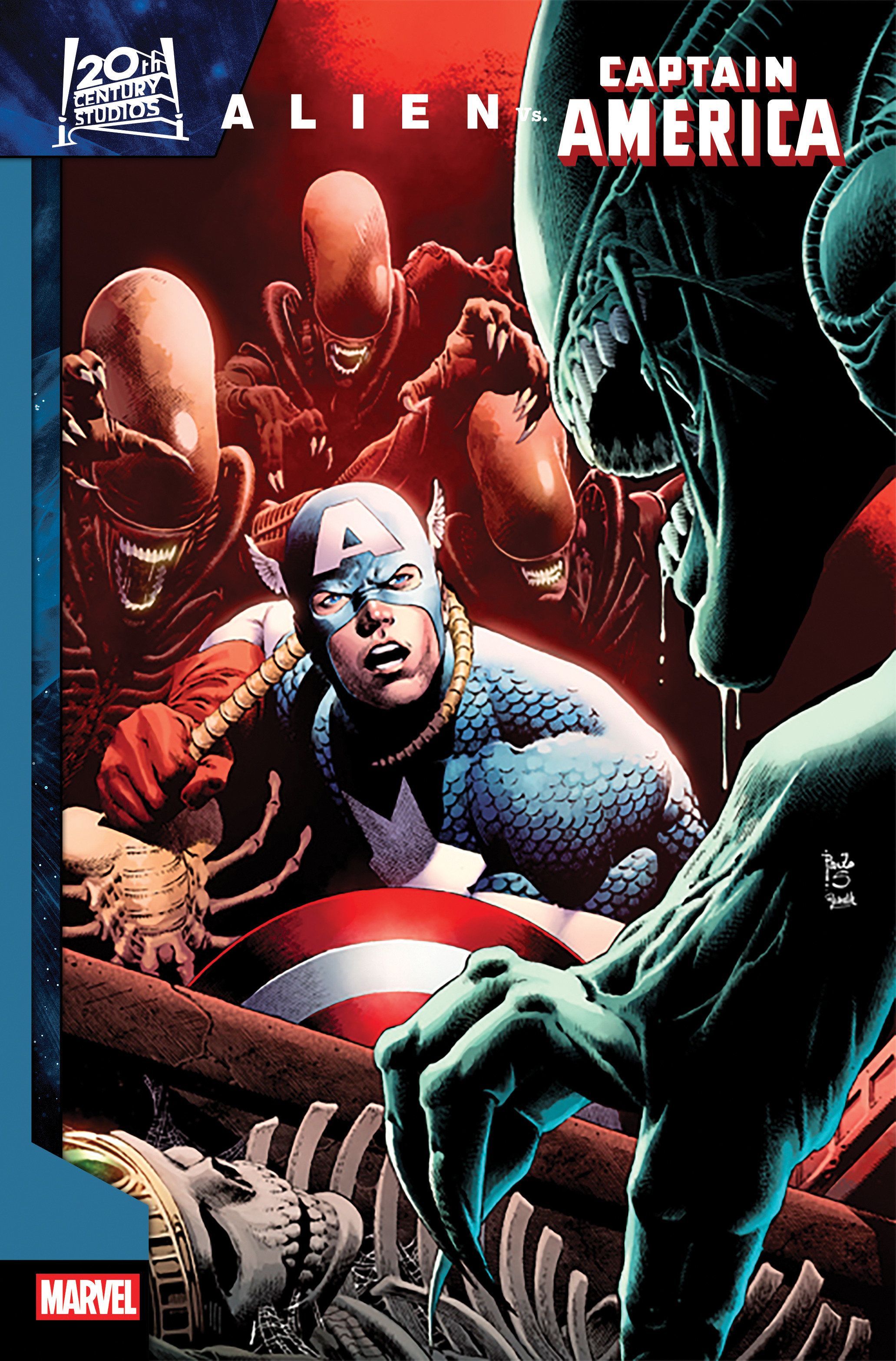 Alien Vs. Captain America #1 (Paulo Siqueira Variant) Comic