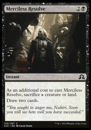 Merciless Resolve (Shadows over Innistrad) Trading Card