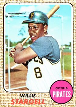 1966 Topps #255 Willie Stargell Pittsburgh Pirates Baseball Card
