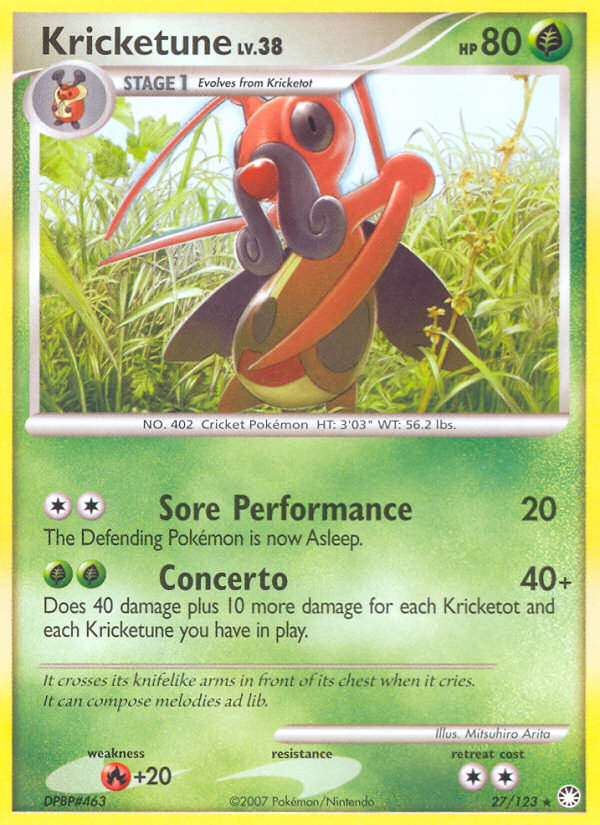 Kricketot Pokémon Card