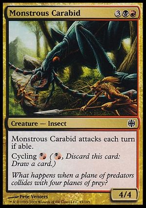 Monstrous Carabid (Alara Reborn)