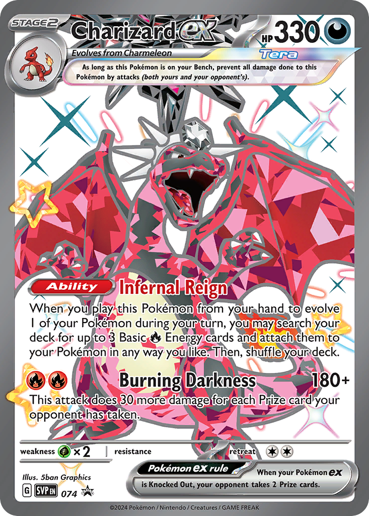 Charizard ex (74/148) - Scarlet & Violet Black Star Promos Pokémon Card